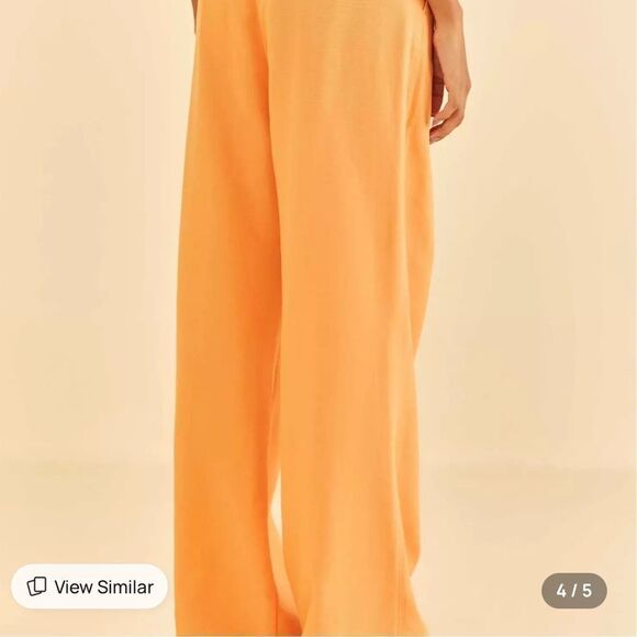 Farm Rio Peach Low Waisted Pants Size XS NWT - Picture 2 of 7